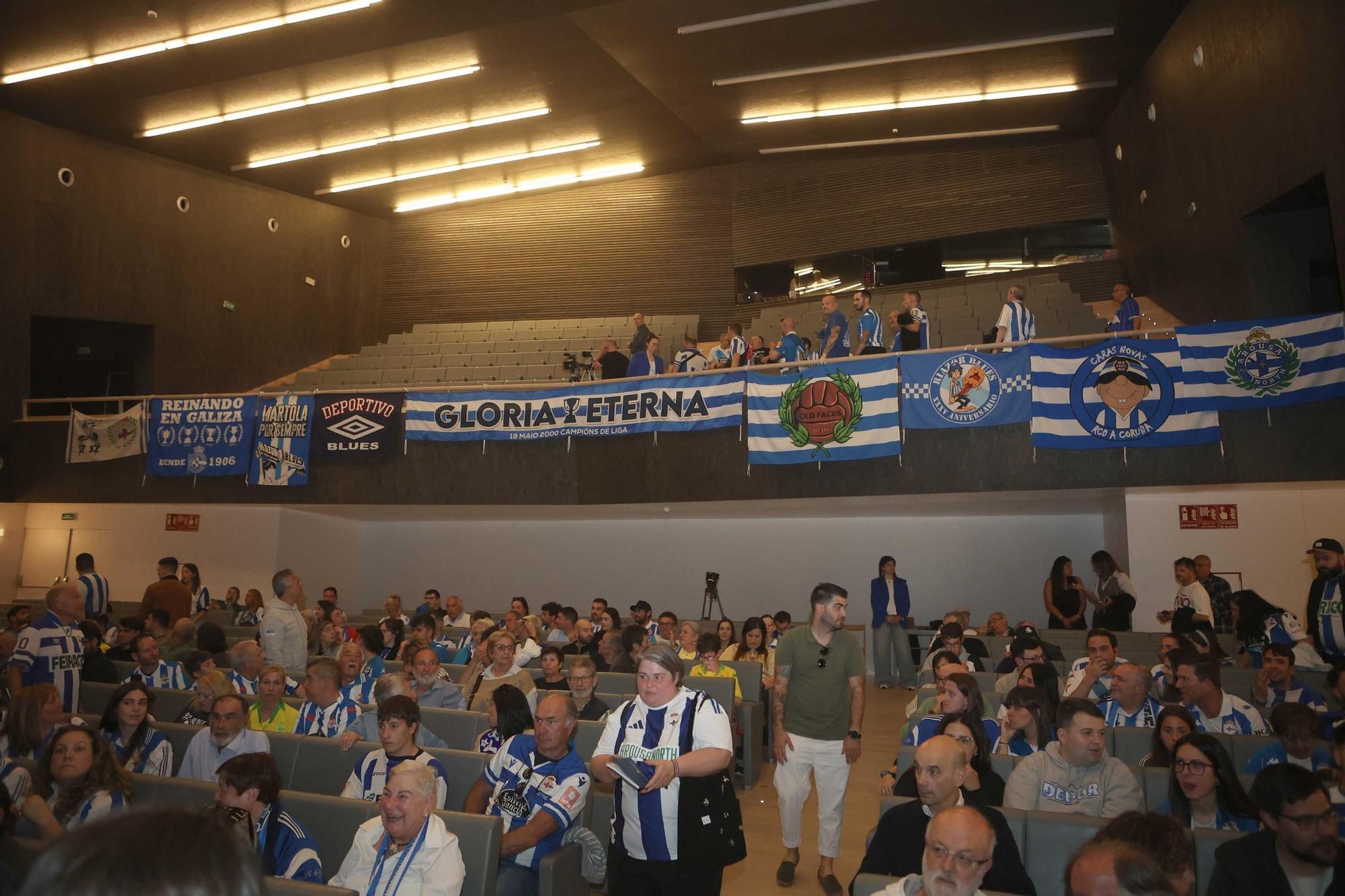 Acto en el Ágora por el 25 años de La Liga del Deportivo