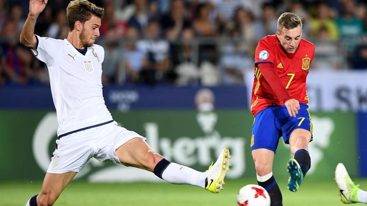 Deulofeu, en el partido ante Italia