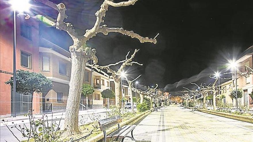 La zona sur-suroeste de la localidad estrena luces led