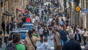 Ambiente en el barrio Gòtic, el pasado noviembre.