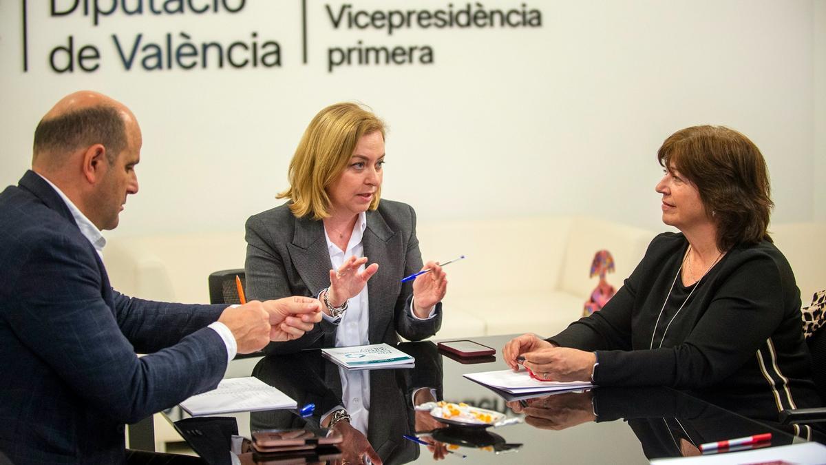 Ricard Gallego, Natàlia Enguix i Verònica Cantó, este dimarts