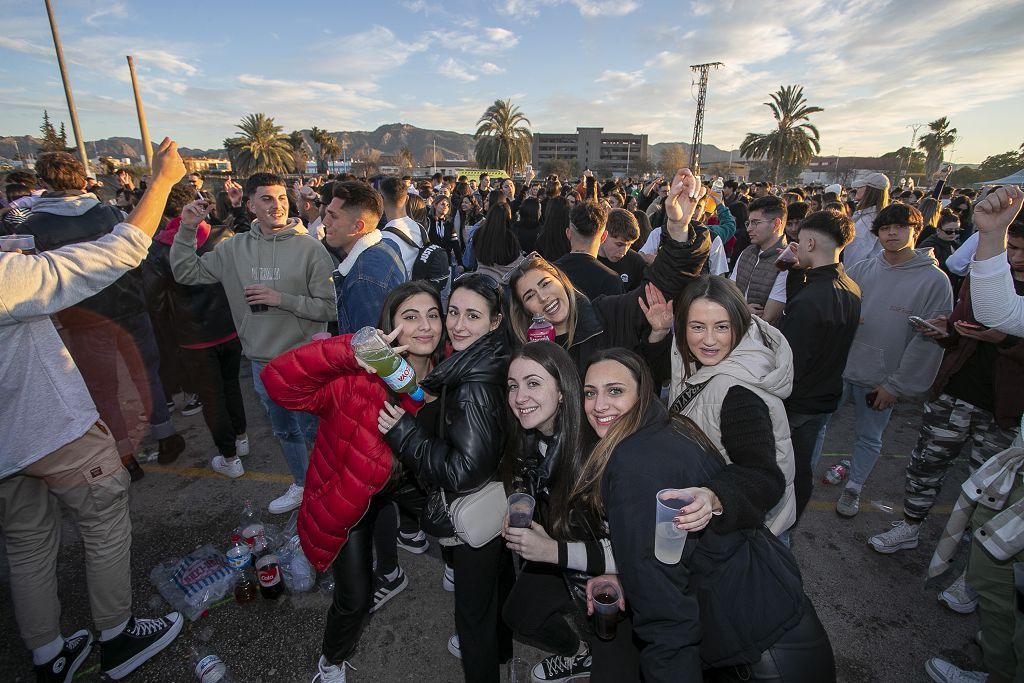 Las imágenes de la macrofiesta universitaria en La Fica (27/01/2023)