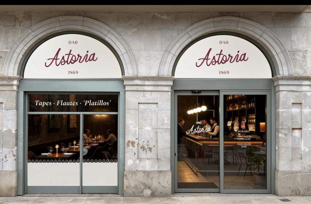 Imatge promocional de la porta principal de l'Astoria 1869