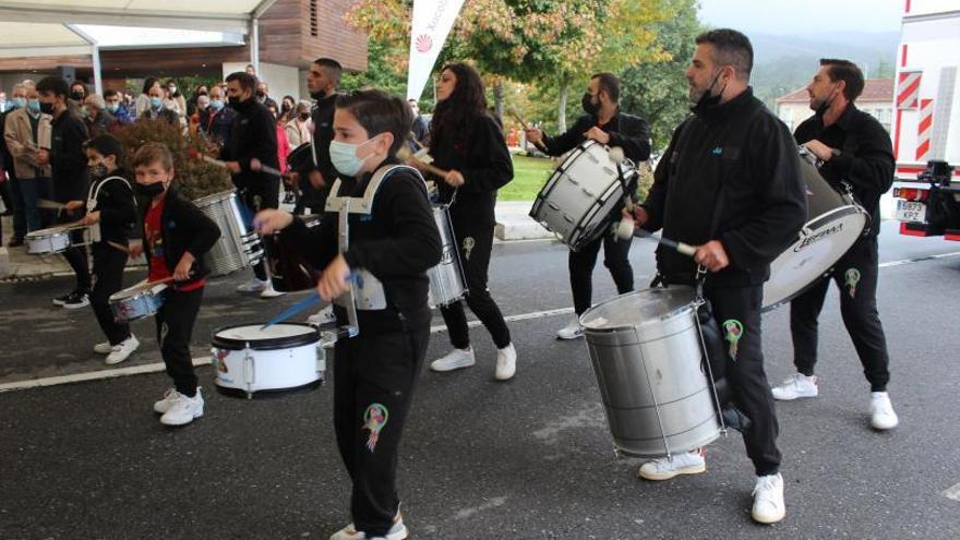 La banda de música local amenizó la jornada. // FDV 