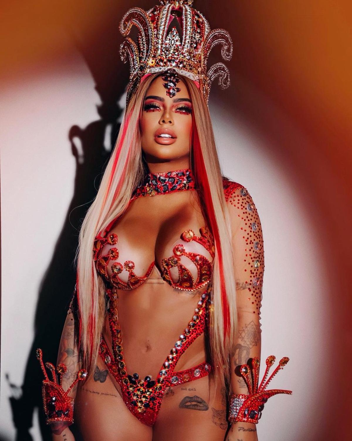 La hermana de Neymar arrasa en los carnavales de Brasil con este espectacular disfraz