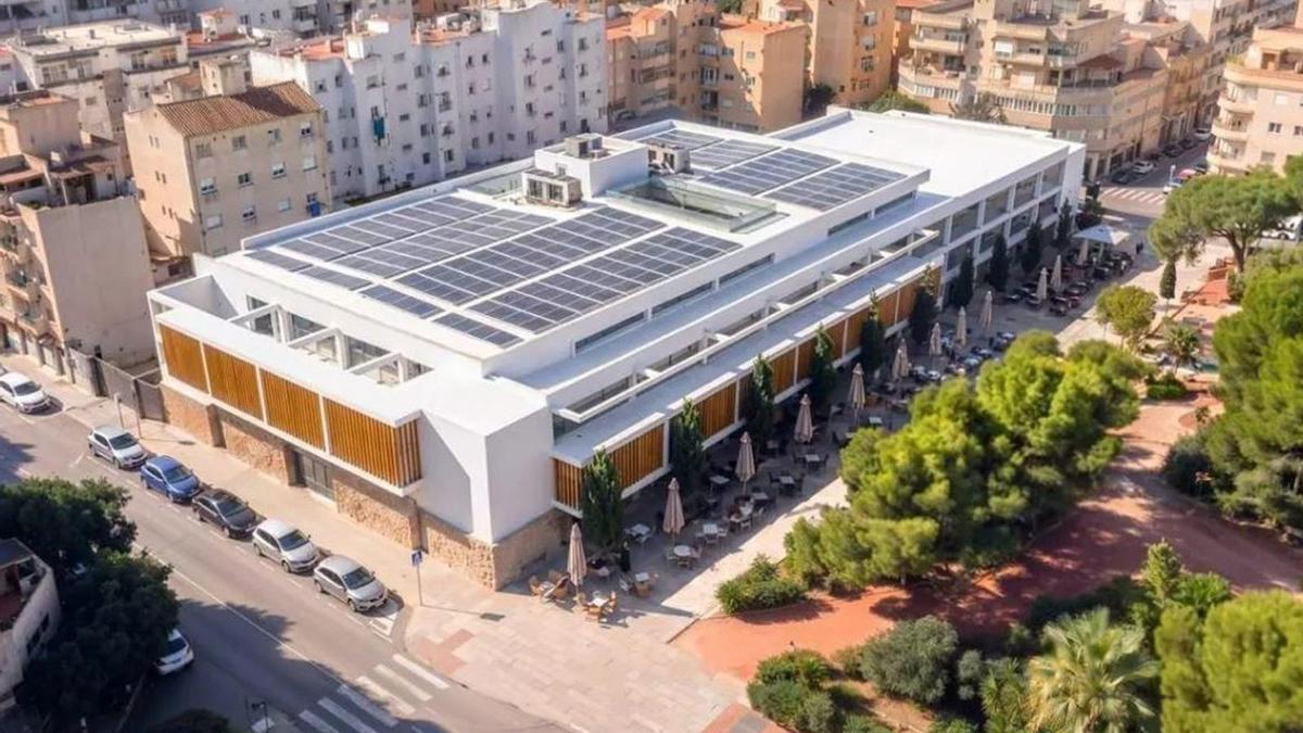 Recreación del edificio para el Mercat Nou proyectado en el Parque de la Paz. | DI