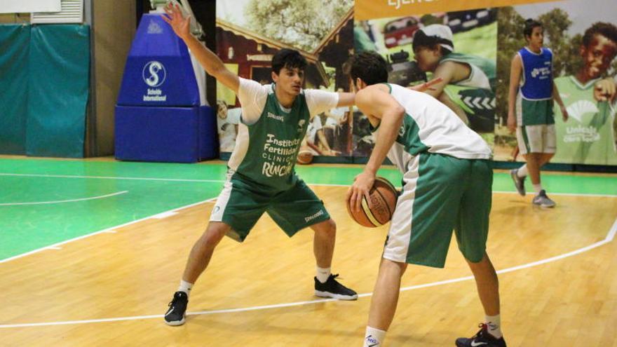 Carlos Corts durante un entrenamiento