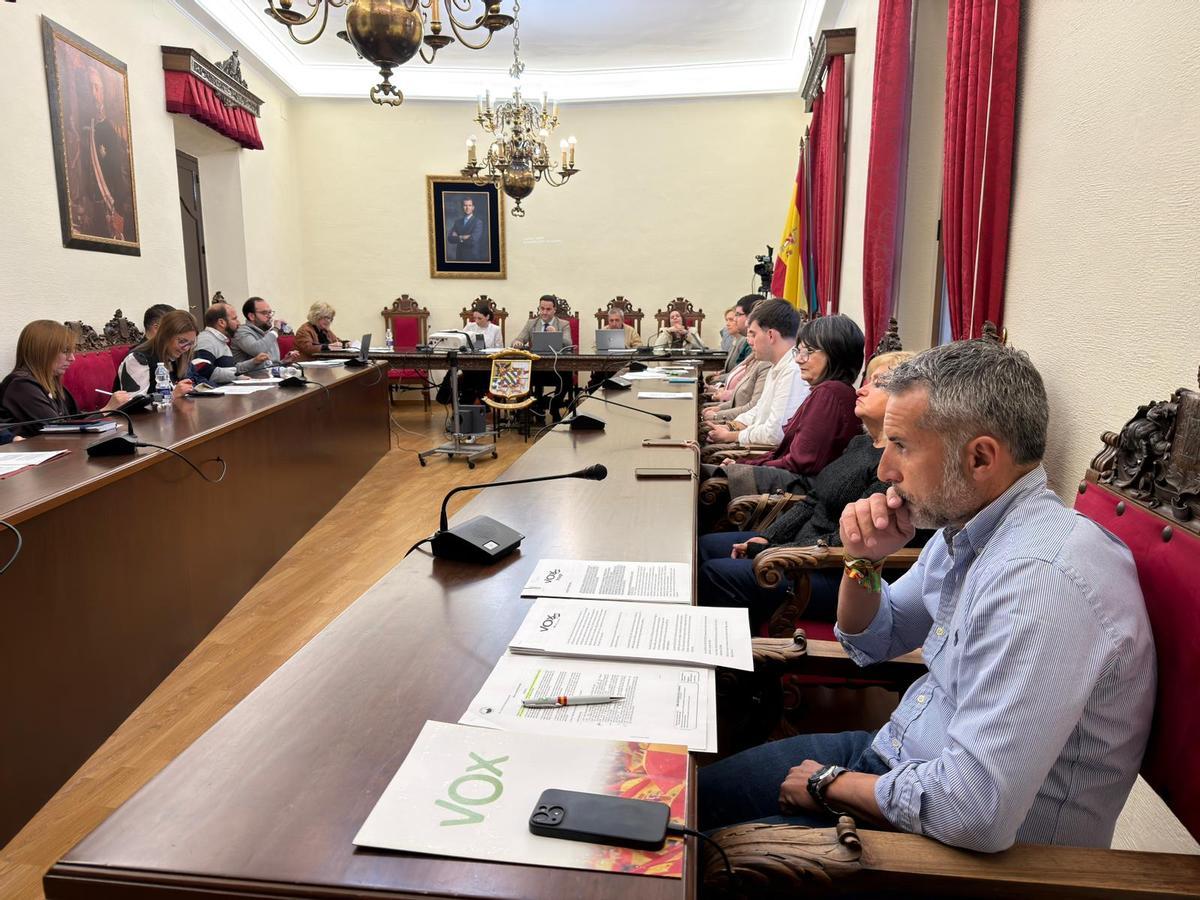 Un momento del pleno de la Corporación de Priego.