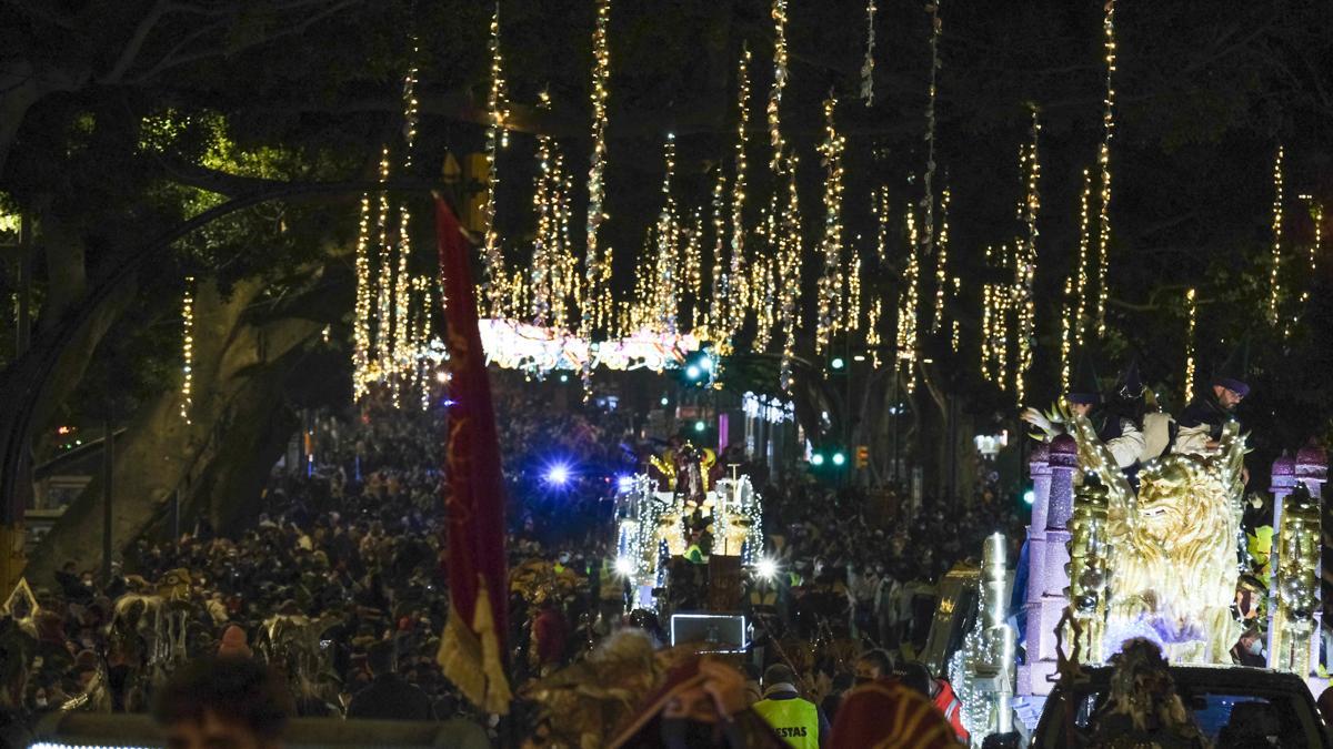 La Cabalgata de los Reyes Magos de Málaga de 2021