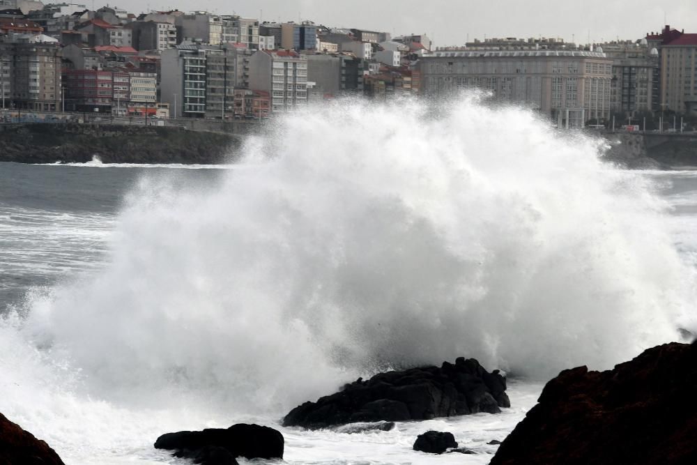 Temporal costero en A Coruña