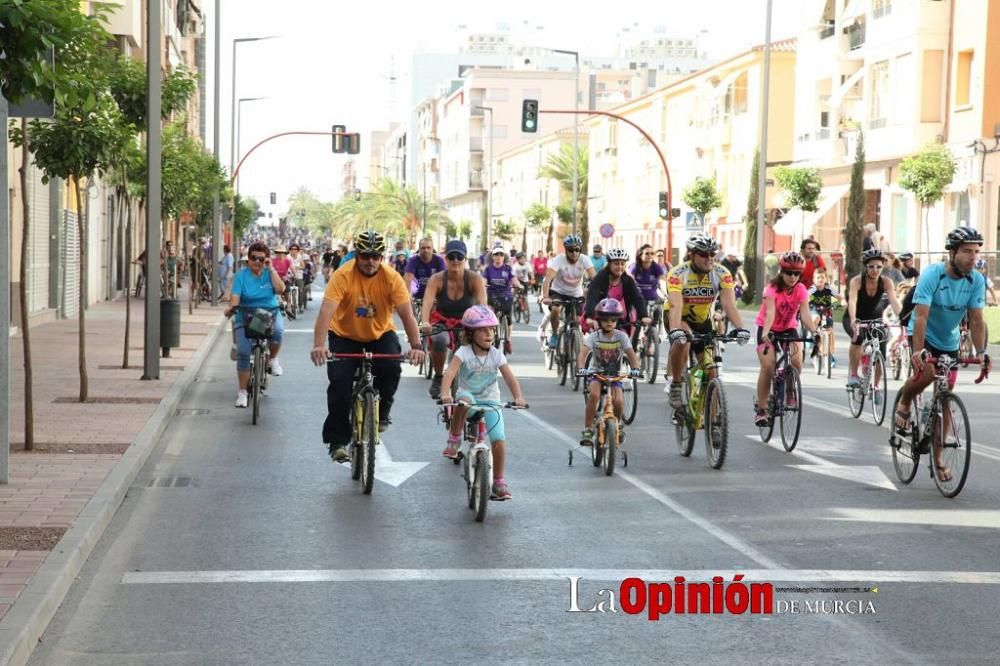 Ciclopaseo para clausular en Lorca los JDG