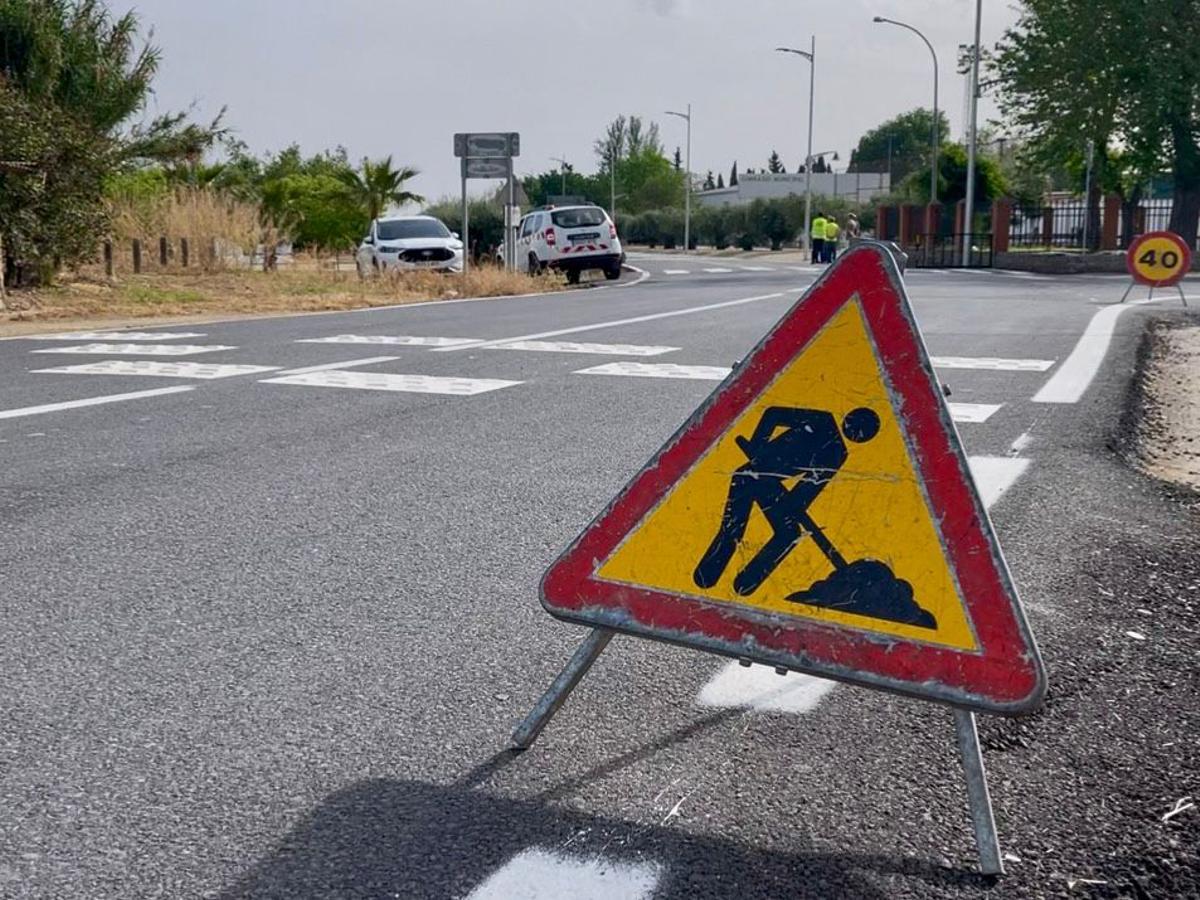 Obras de mejora en Dos Torres.