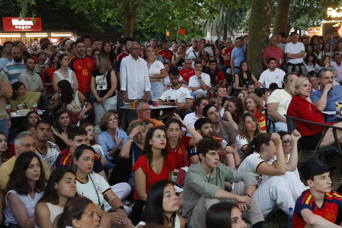 Así se vivió el partido entre España y Bélgica