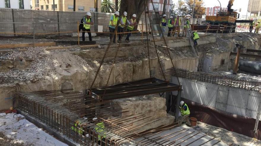 Restitución del fuerte de San Lorenzo obras del metro