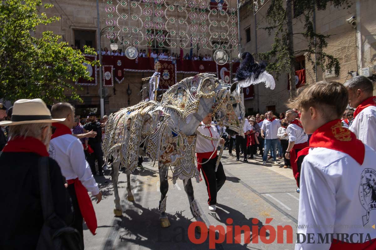 Recorrido Caballos del Vino día dos de mayo en Caravaca