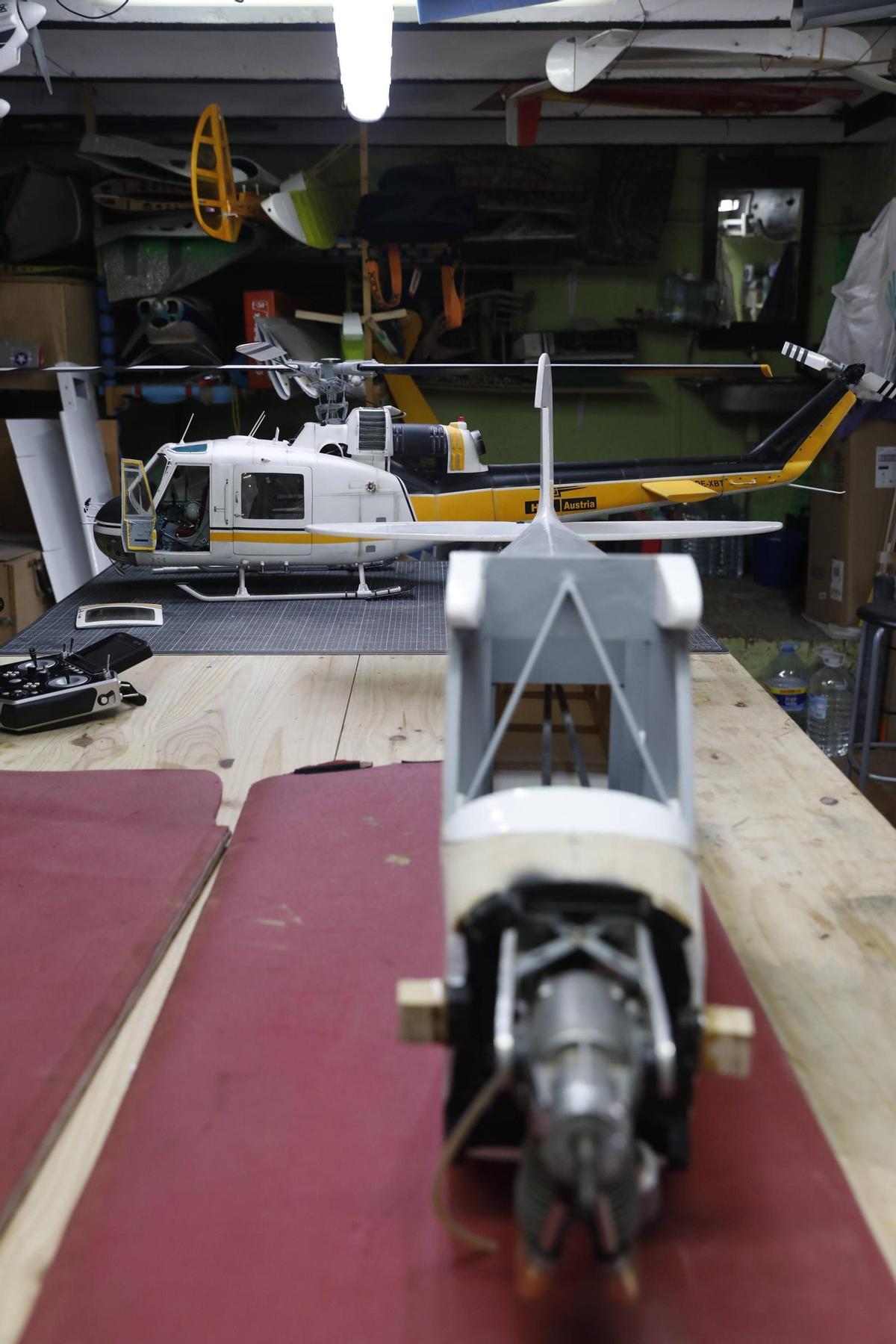 EN IMÁGENES: Arnao, cuna de uno de los últimos clubes de aeromodelismo de Asturias