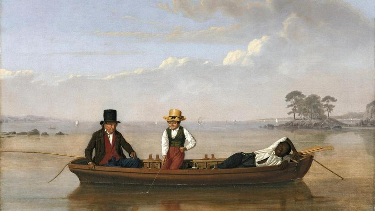 'Pesca en el estrecho de Long Island a la altura de New Rochelle' (1847), de James Goodwyn Clonney.