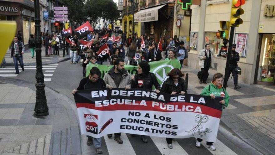 El sindicato CGT y Marea Verde convocan más paros