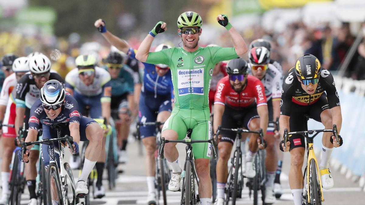 Cavendish, tercer triunfo en el Tour, a uno de Merckx