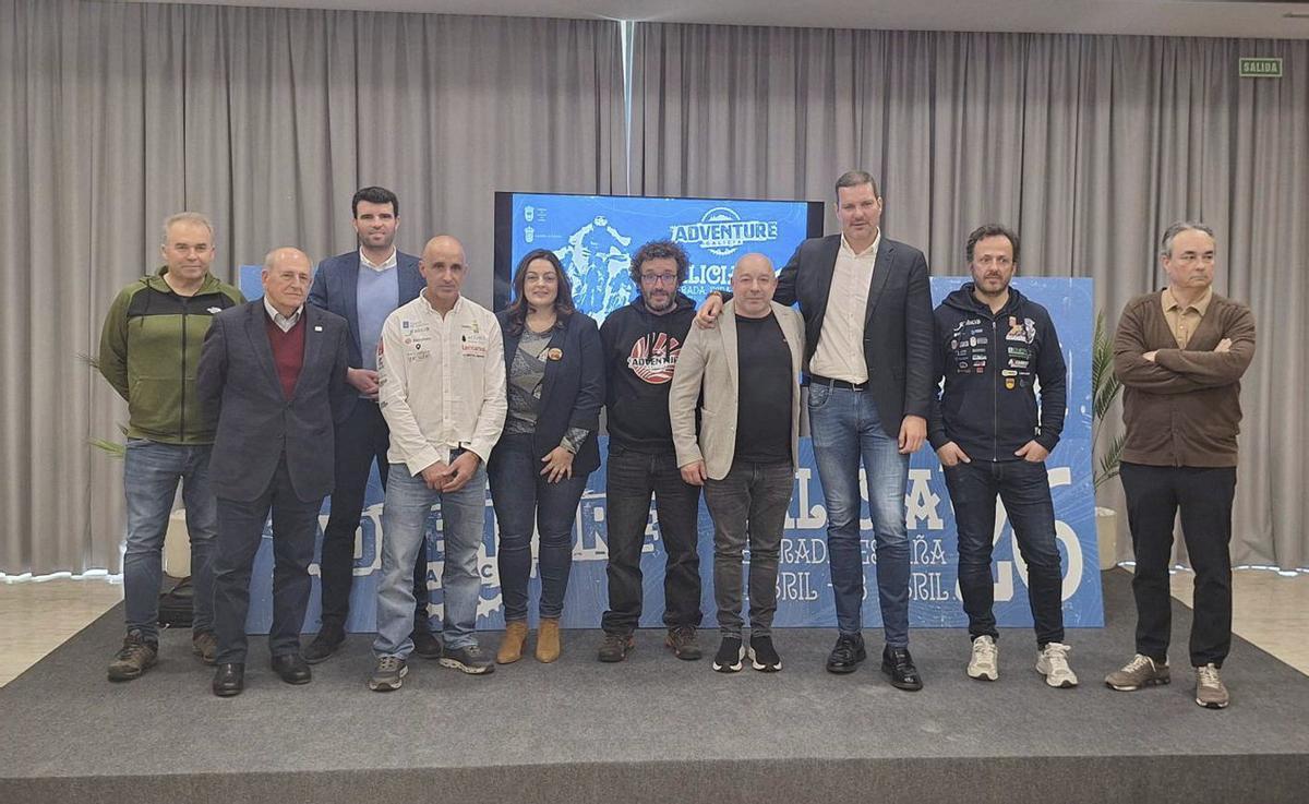 Presentación del Adventure Galicia de A Estrada en Santiago |