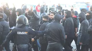 Multas y veto a los implicados en los altercados entre ultras del Córdoba CF y el Almería