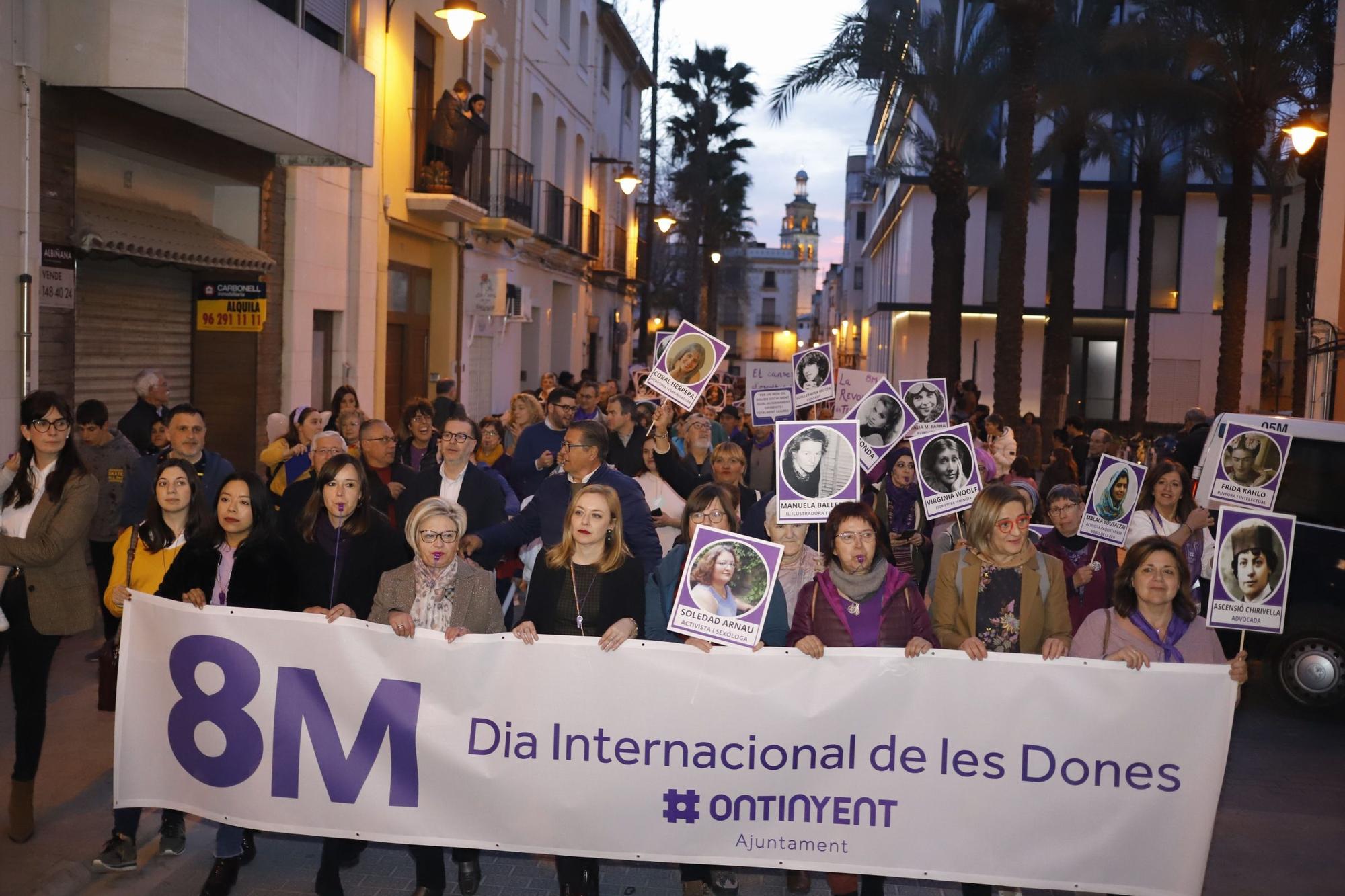 Manifestaciones y actos por el 8M en Ontinyent y Xàtiva