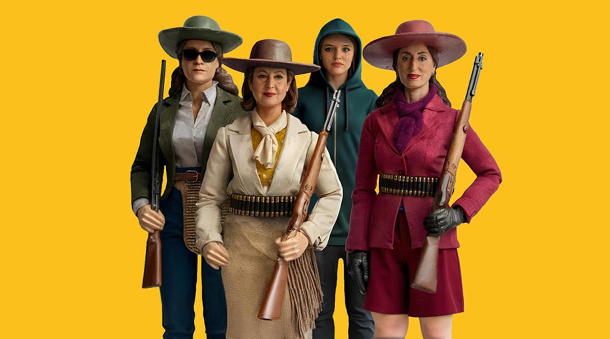 Los personajes encarnados en ‘La caza’ por Alfredo Mayo, Ismael Merlo, José María Prada y Emilio Gutiérrez Cava recaen ahora en Rossy de Palma, Carmen Machi, Blanca Portillo y la joven Zoe Arnao.