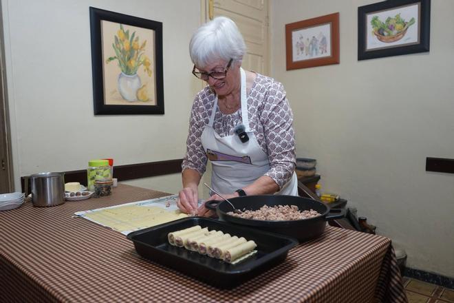 Les fotos de la recepta de canelons de les cuineres de Sils