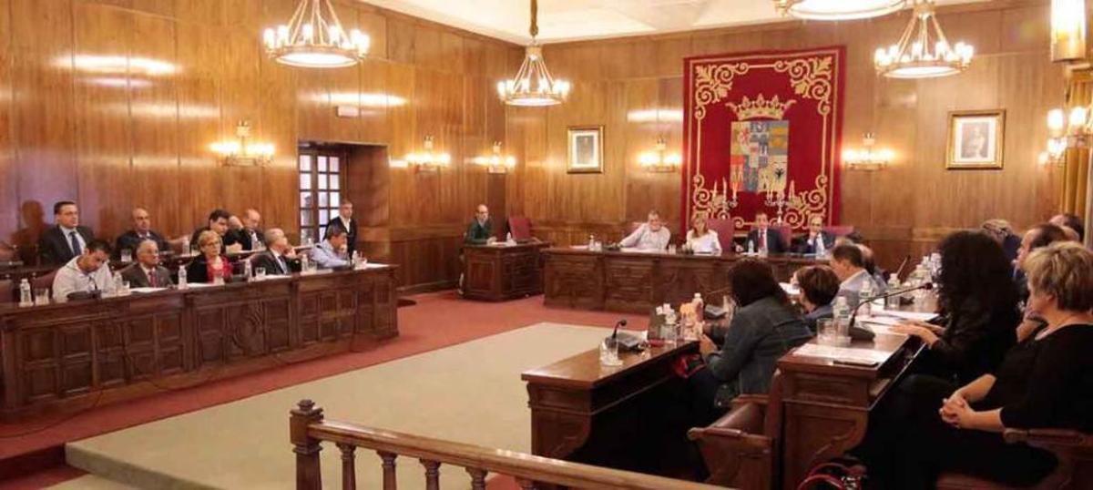 Uno de los últimos plenos donde se aprobaron las bases de las ayudas.