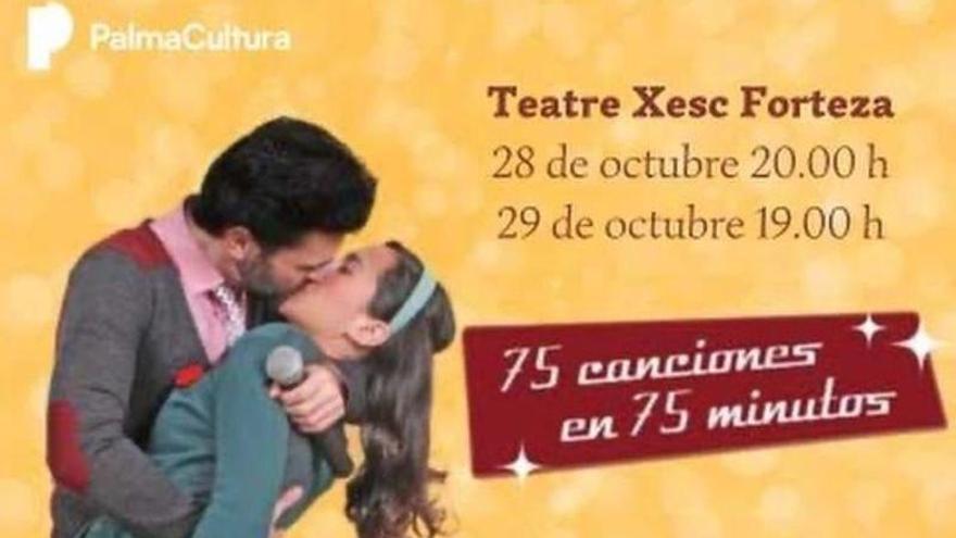 El Teatre Xesc Forteza acoge el musical ‘Lo tuyo y lo mío’, que incluye 75 canciones