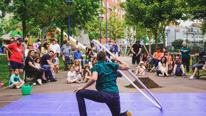 Culleredo muestra sobre el Pacto Verde europeo en la plaza de Europa