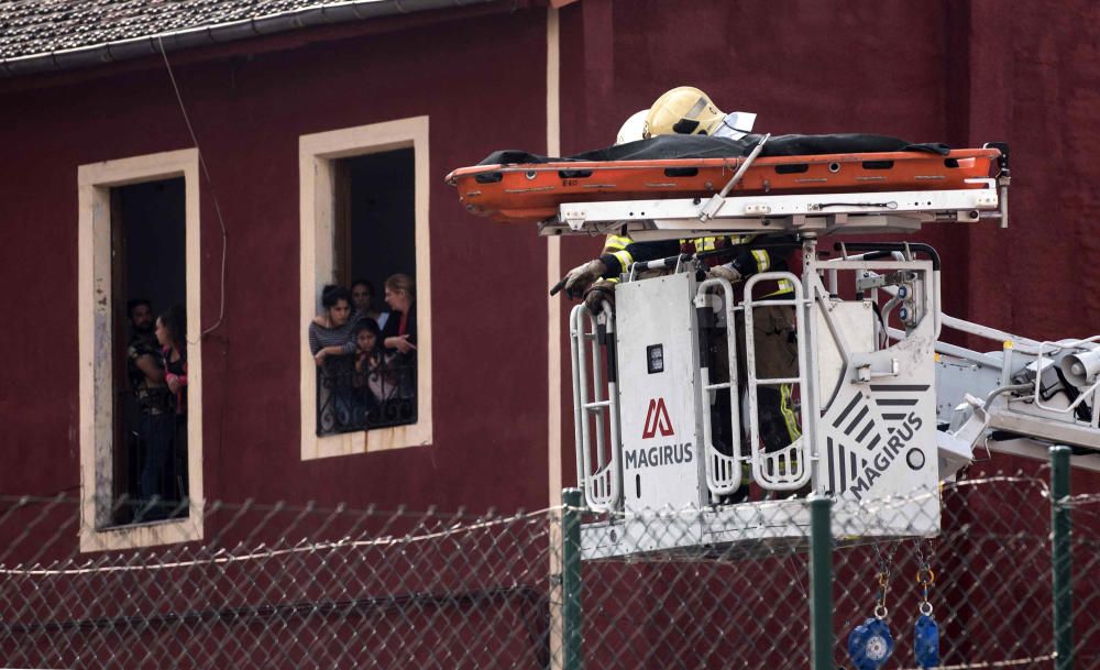 Cuatro fallecidos en un incendio en Bilbao