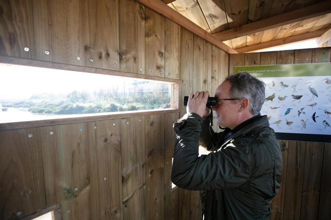 Galería de imágenes del primer observatorio de aves del municipio de Ibiza.