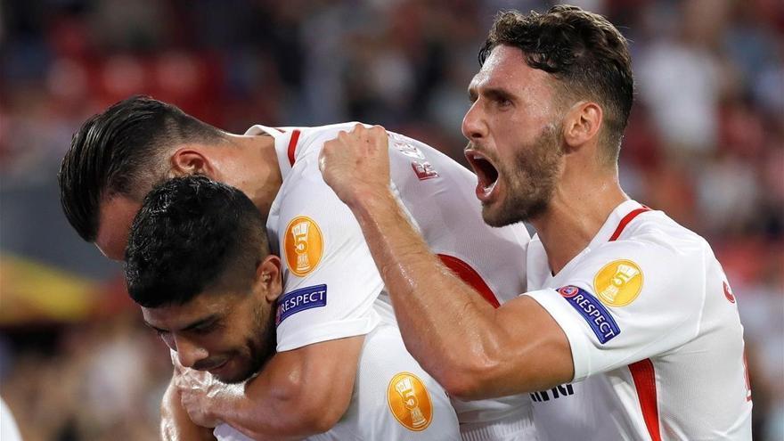 El Sevilla se da un homenaje ante el Standard (5-1)