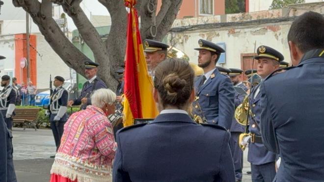 Jura de bandera de 82 civiles en el parque Franchy Roca de Telde