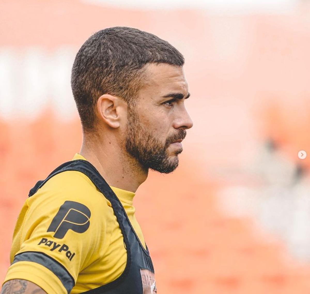 Dani Rodríguez, la pasada temporada, con el patrocinio de PayPal en la camiseta.