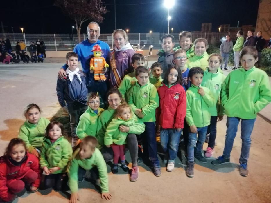 Cremà de la falla infantil Els Xiquets de Vinalesa