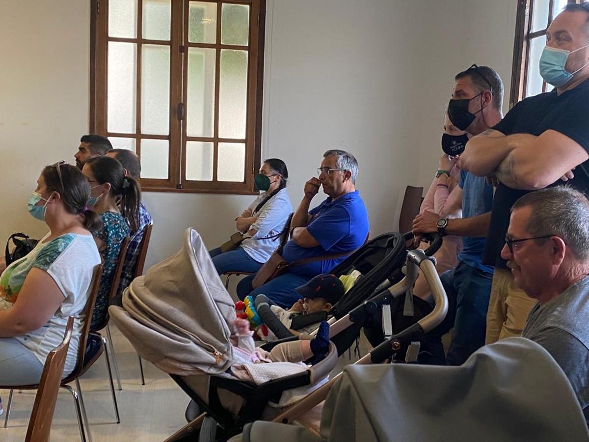 La reunión mantenida ayer.