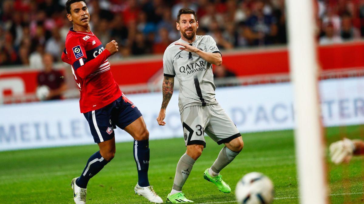 Leo Messi, en el último partido del PSG.