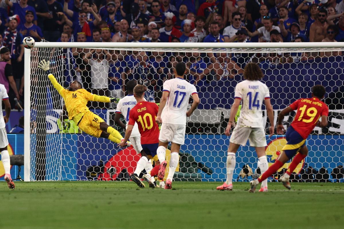 El gol de Lamine contra Francia en la Eurocopa 2024.