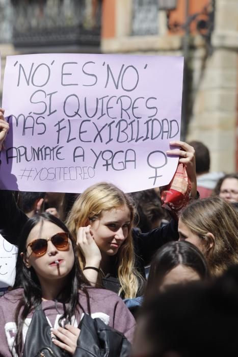 Manifestación en Gijón.