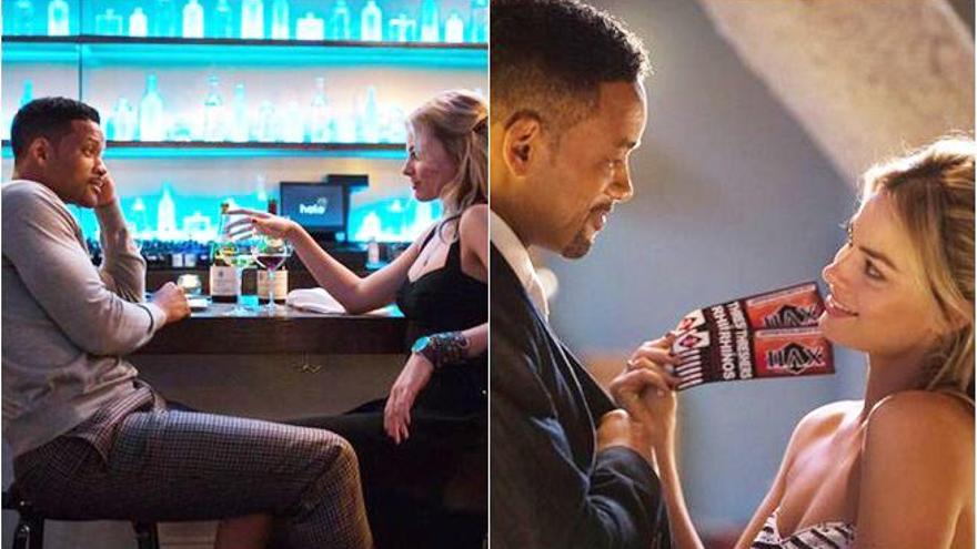 Will Smith y Margot Robbie en &#039;Focus&#039;.