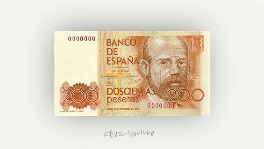 Cruz Novillo, el creativo que hizo del carbayón y de Clarín un billete "singular" de 200 pesetas