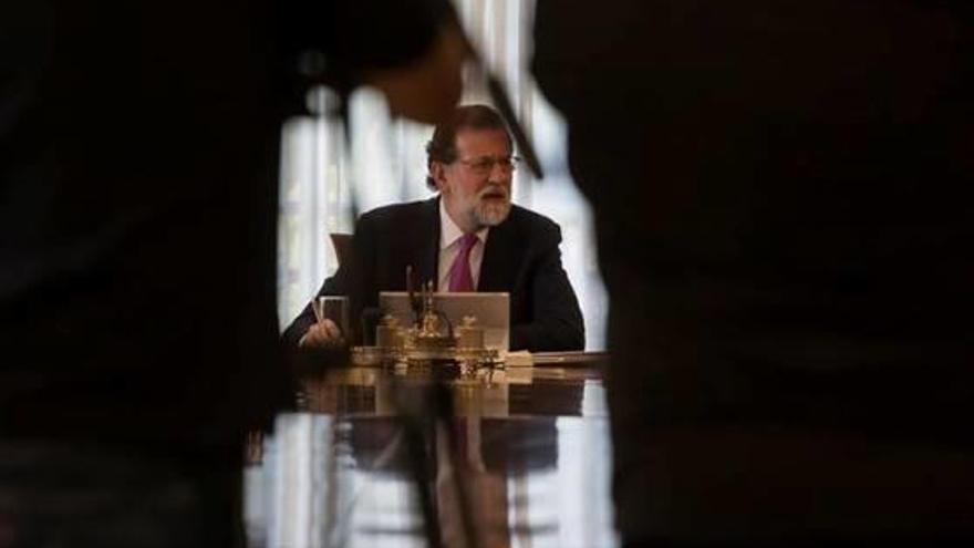 Rajoy, durant el Consell de Ministres del passat 16 d&#039;agost.