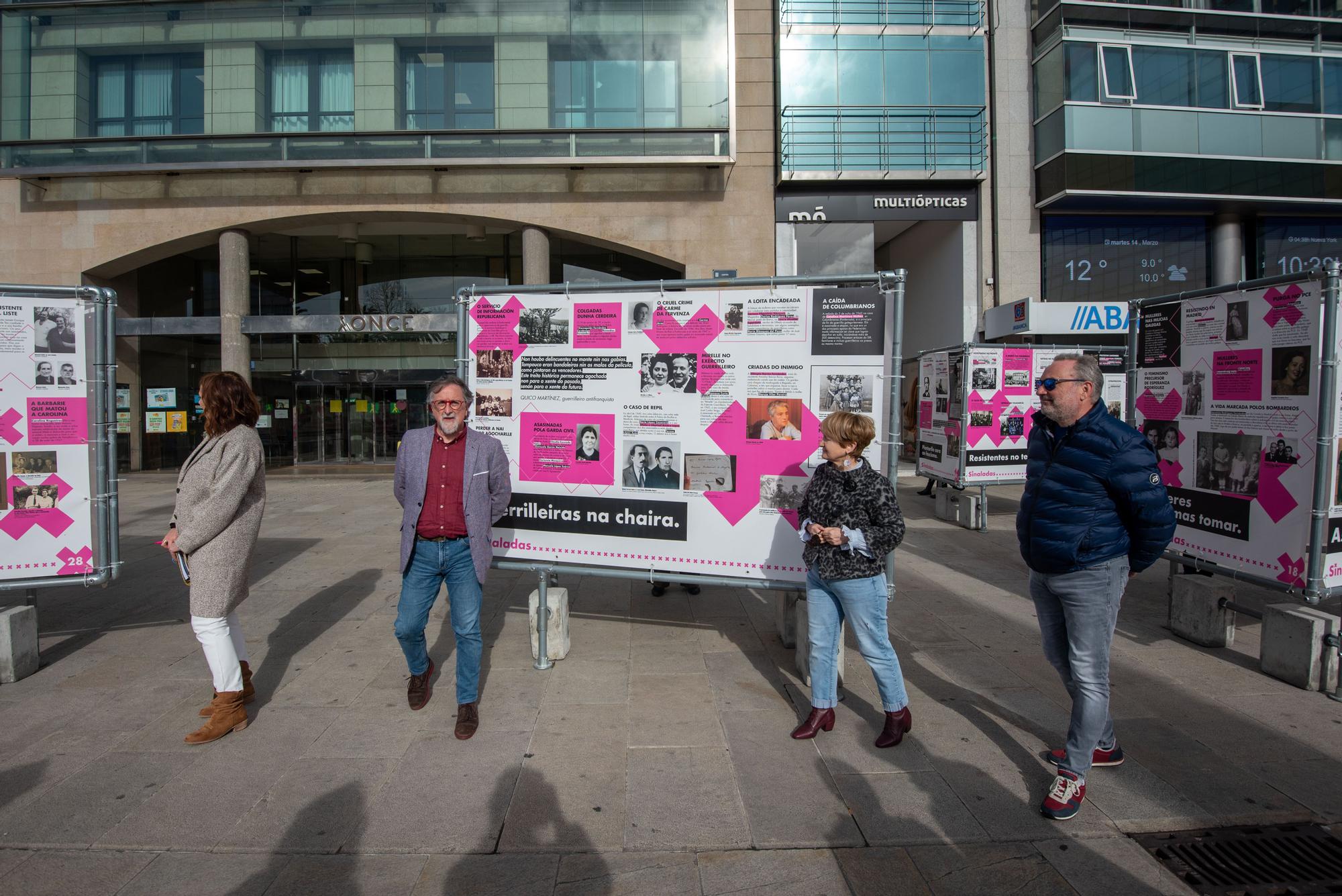 Exposición 'Silenciadas' en el Obelisco