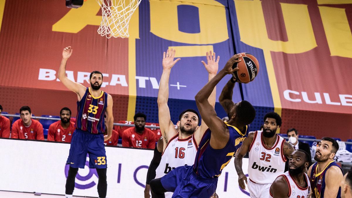 El Barça pierde al descanso ante el Olympiacos