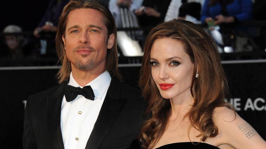 Brad Pitt y Angelina Jolie.