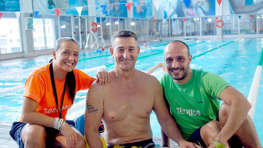 Lourdes García, Chano Rodríguez y Álex Brea. // FdV