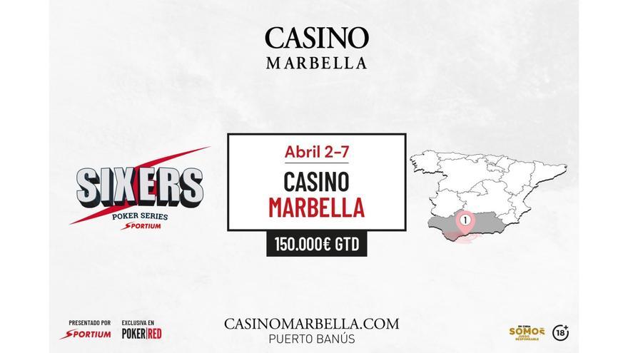 Casino Marbella celebrará la 1ª parada del Torneo de Poker Sixers, del 2 al 7 de abril