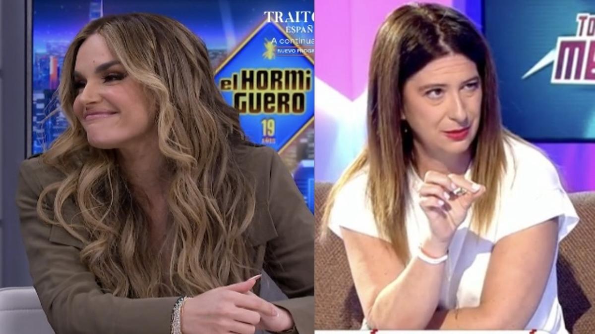 Melody y Leire Díez, ayer en 'El hormiguero' y 'Todo es mentira', respectivamente.
